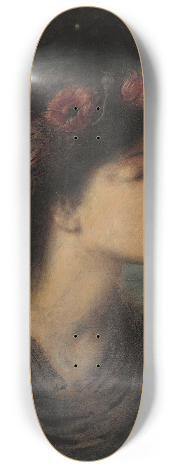 Simeon Solomon - Night 8.25 inch art skate deck