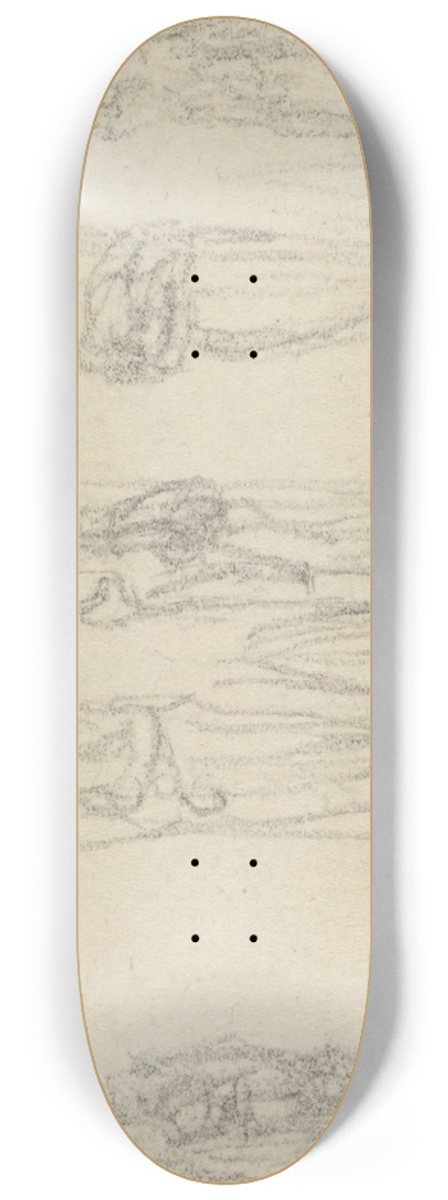 John Flaxman - Three Groups of Figures (Parents and Children) 8.25 inch art skate deck