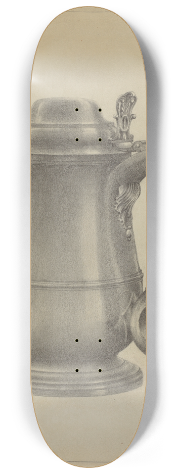 Simon Weiss - Silver Tankard 8.25 inch art skate deck