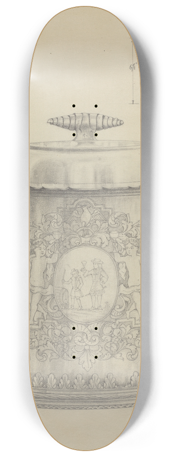 Simon Weiss - Silver Tankard 8.25 inch art skate deck