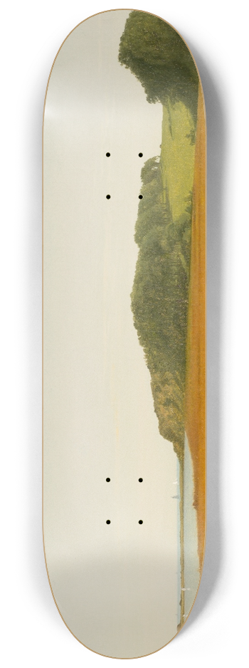 John Frederick Kensett - Almys Pond, Newport 8.25 inch art skate deck