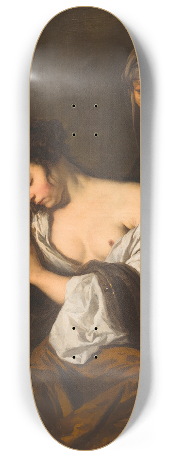 Sir Peter Lely - The Letter 8.25 inch art skate deck