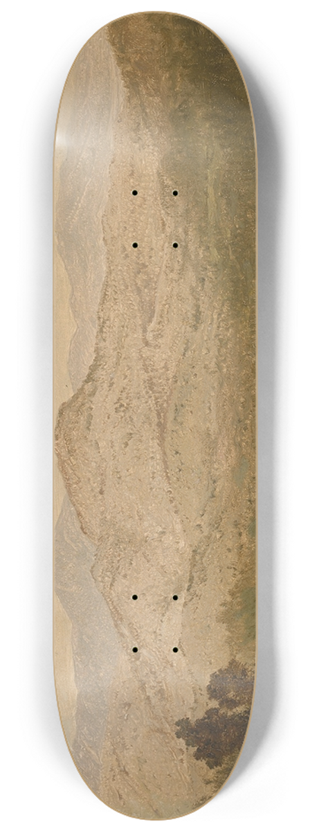 John Frederick Kensett - Mountains In Colorado 8.25 inch art skate deck