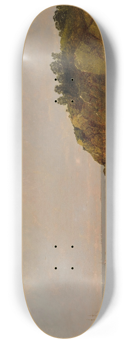 John Frederick Kensett - On the Coast 8.25 inch art skate deck