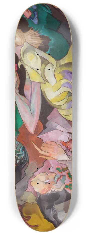 Stanisaw Ignacy Witkiewicz - Temptation of St Anthony 8.25 inch art skate deck