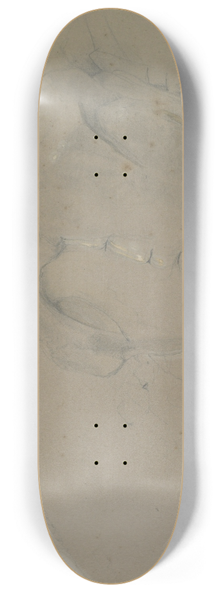 John Frederick Lewis - On Mount Sinai 8.25 inch art skate deck