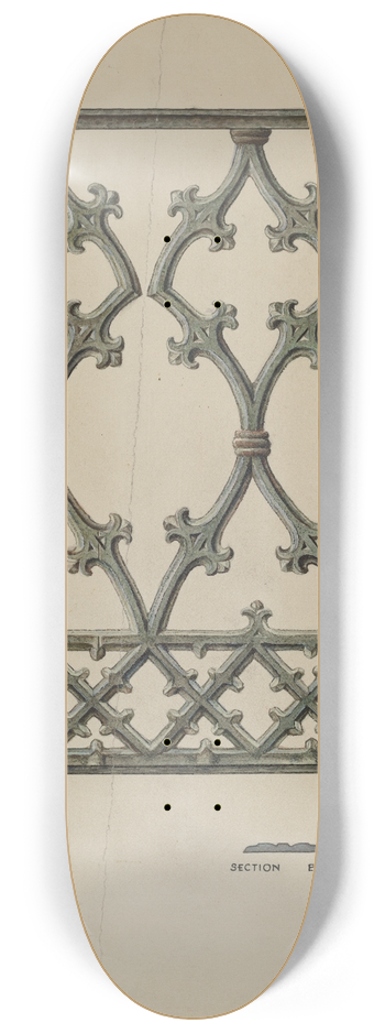 Stanley Mazur - Cast Iron Balcony 8.25 inch art skate deck