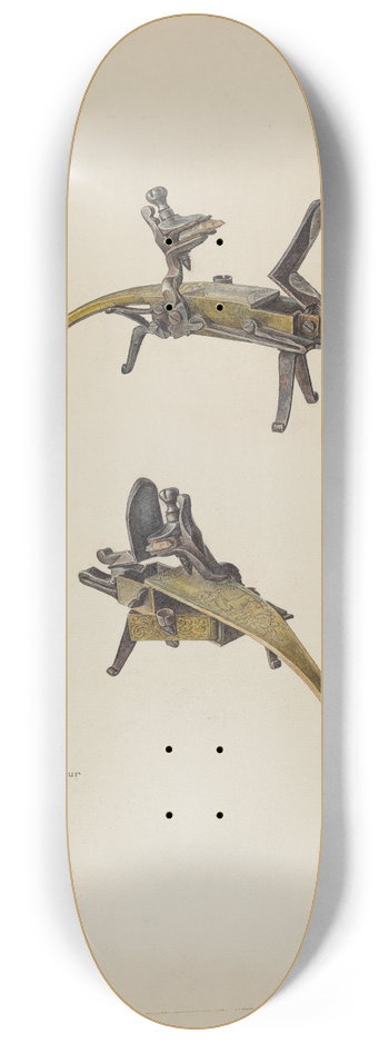 Stanley Mazur - Flint Lock 8.25 inch art skate deck