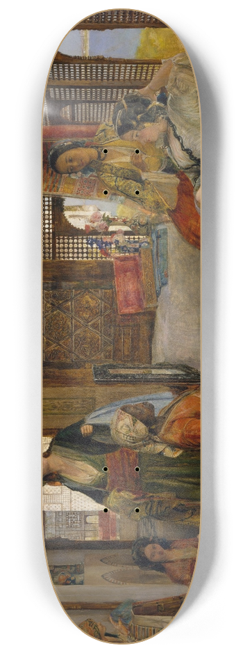 John Frederick Lewis - The Harem 8.25 inch art skate deck
