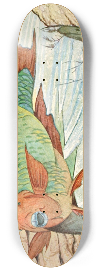 Stephen Haweis - Parrot fish 8.25 inch art skate deck
