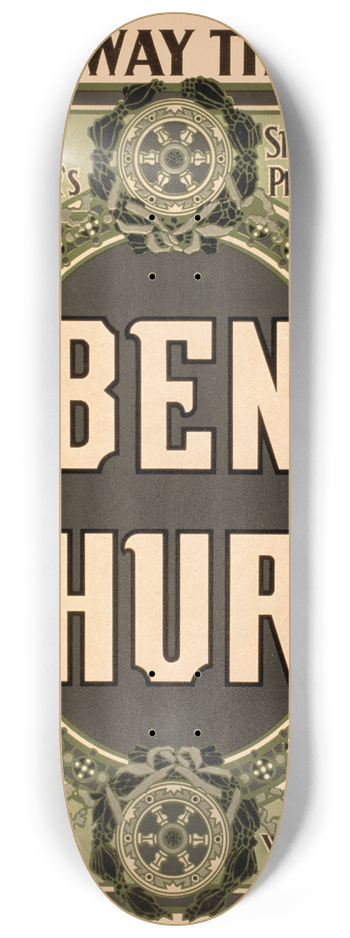 Strobridge and Co - Ben-Hur by Lew Wallace 8.25 inch art skate deck