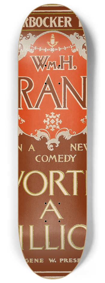 Strobridge and Co - Worth a million 8.25 inch art skate deck