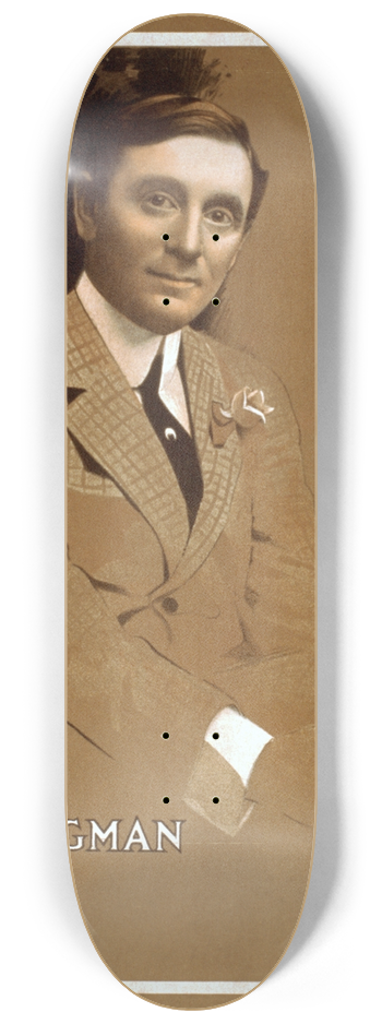 Strobridge & Co. Lith. - Max Figman 8.25 inch art skate deck