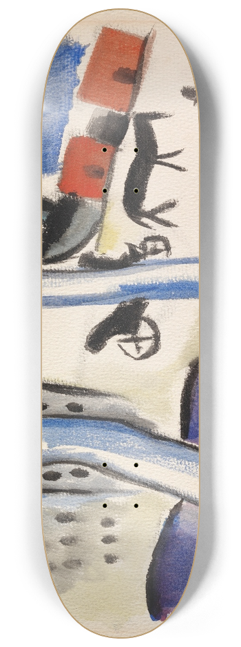 Sulho Sipil - City View 8.25 inch art skate deck