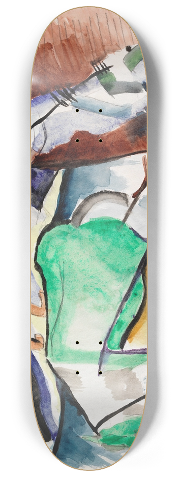 Sulho Sipil - Winter Landscape 8.25 inch art skate deck