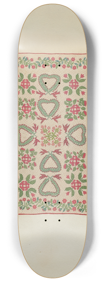 Suzanne Roy - Applique Quilt 8.25 inch art skate deck