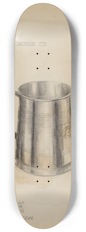 John Garay - Silver Mug 8.25 inch art skate deck