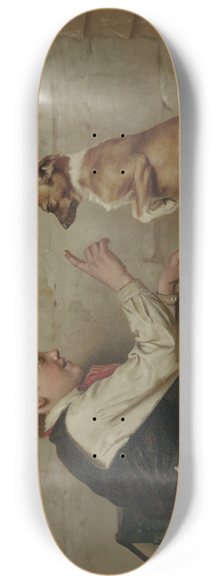 John George Brown - Keep Still 8.25 inch art skate deck