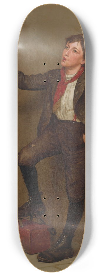 John George Brown - Taking A Break 8.25 inch art skate deck