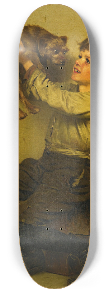 John George Brown - Youre A Beauty 8.25 inch art skate deck