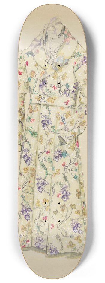 Sylvia De Zon - Dressing Gown 8.25 inch art skate deck