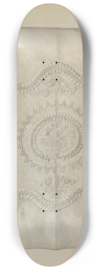 Sylvia De Zon - Stuffed Quilt 8.25 inch art skate deck