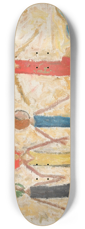 Tadeusz Makowski - Children on a beach 8.25 inch art skate deck