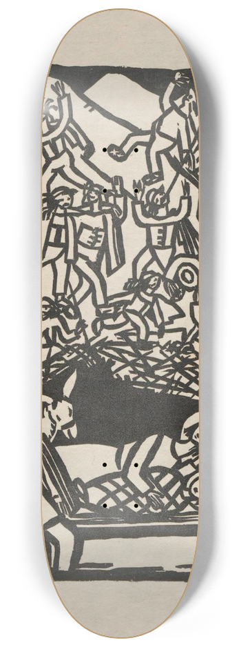 Tadeusz Makowski - Hola, hola carol 8.25 inch art skate deck