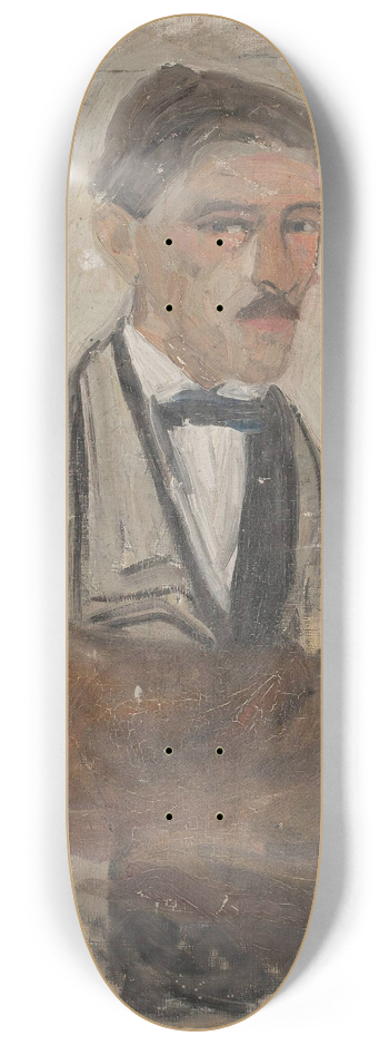 Tadeusz Makowski - Self-portrait 8.25 inch art skate deck