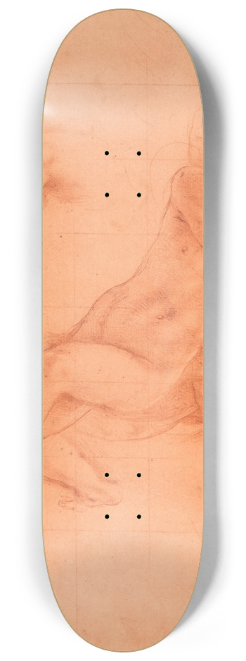 Tanzio da Varallo - Studies for an Angel in Glory 8.25 inch art skate deck