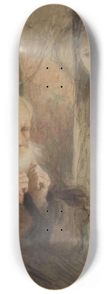 Teodor Axentowicz - Vision  memory 8.25 inch art skate deck