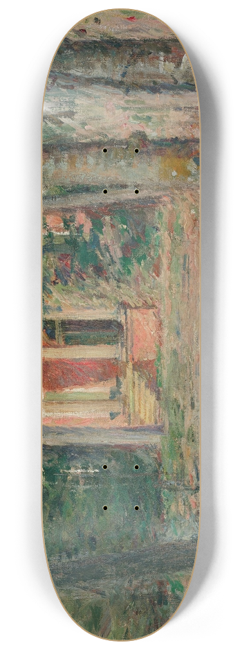 Theodore Robinson - House In Virginia (Castle Hill) 8.25 inch art skate deck
