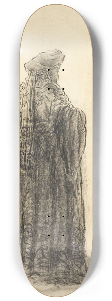 Adam Sandor Ehrenreich - Jewish High Priest 8.25 inch art skate deck