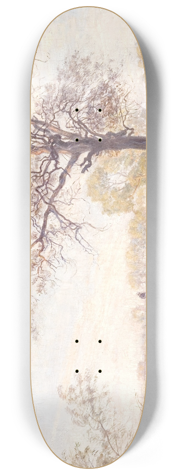 Theodor Philipsen - Malkepladsen ved Dyrehavegrd 8.25 inch art skate deck