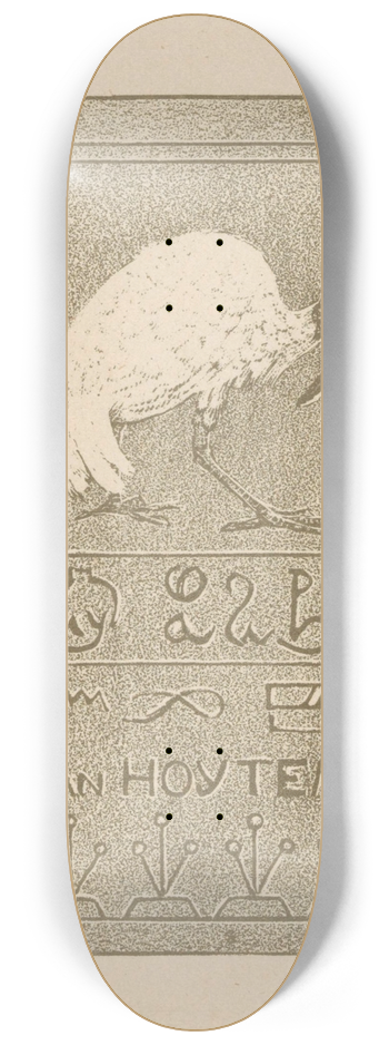 Theo van Hoytema - Ex libris van Dominicus van Hoytema 8.25 inch art skate deck