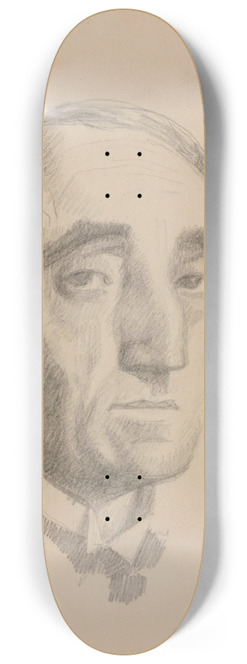 Theo van Rysselberghe - Self-Portrait 8.25 inch art skate deck