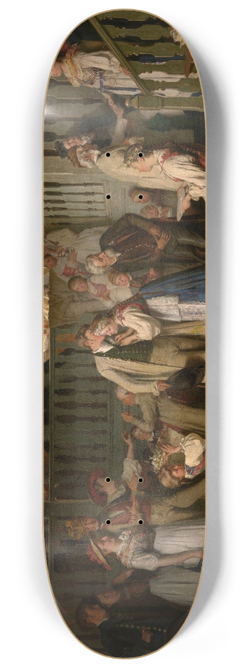 Thodore Grard - Guests at a Wedding 8.25 inch art skate deck