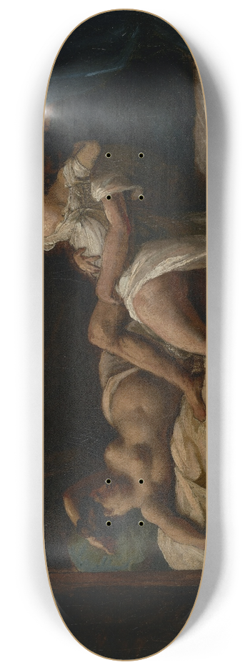 Thodore Gricault - Three Lovers 8.25 inch art skate deck