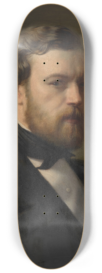 Thodore-Joseph Canneel - Self Portrait 8.25 inch art skate deck