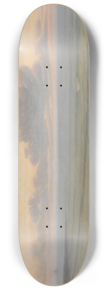 Thomas Alexander Harrison - Beach at sunset 8.25 inch art skate deck