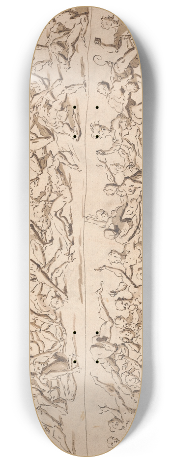 Thomas Carwitham - Figure studies 8.25 inch art skate deck