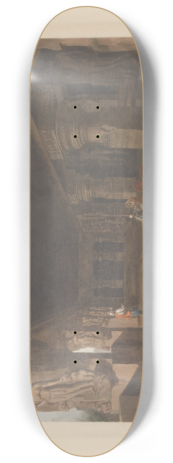 Thomas Daniell - Oriental scenery Pl.36 8.25 inch art skate deck