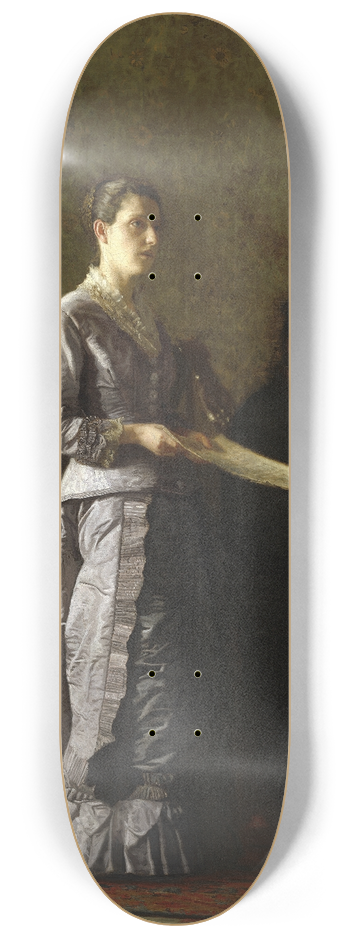 Thomas Eakins - Singing a Pathetic Song 8.25 inch art skate deck