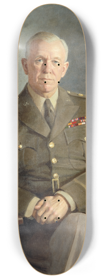 Thomas Edgar Stephens - George C. Marshall 8.25 inch art skate deck