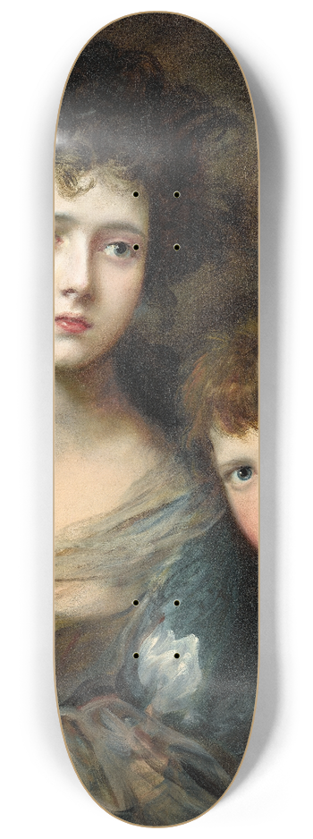 Thomas Gainsborough - Elizabeth And Thomas Linley 8.25 inch art skate deck