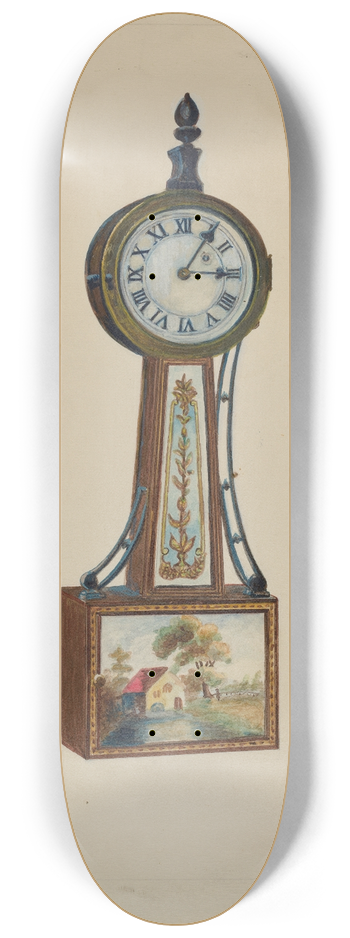 Thomas Holloway - Wall Clock 8.25 inch art skate deck