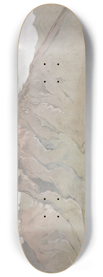 Thomas Moran - The Ruby Range, Nevada 8.25 inch art skate deck