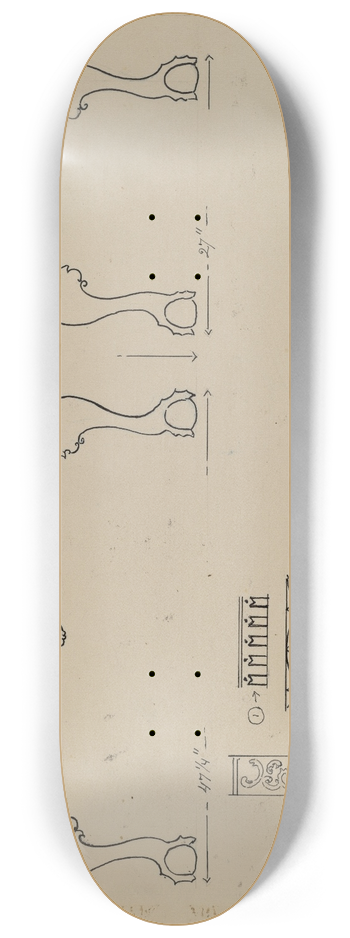 American 20th Century - Highboy 8.25 inch art skate deck