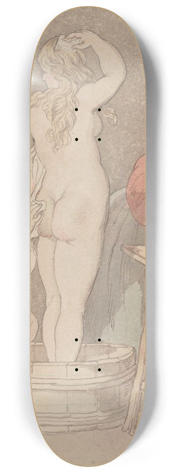 Thomas Rowlandson - The bath 8.25 inch art skate deck