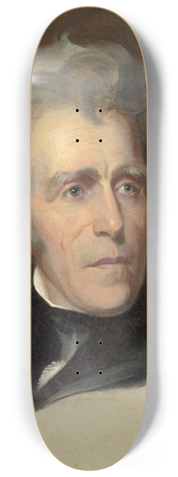 Thomas Sully - Andrew Jackson 8.25 inch art skate deck